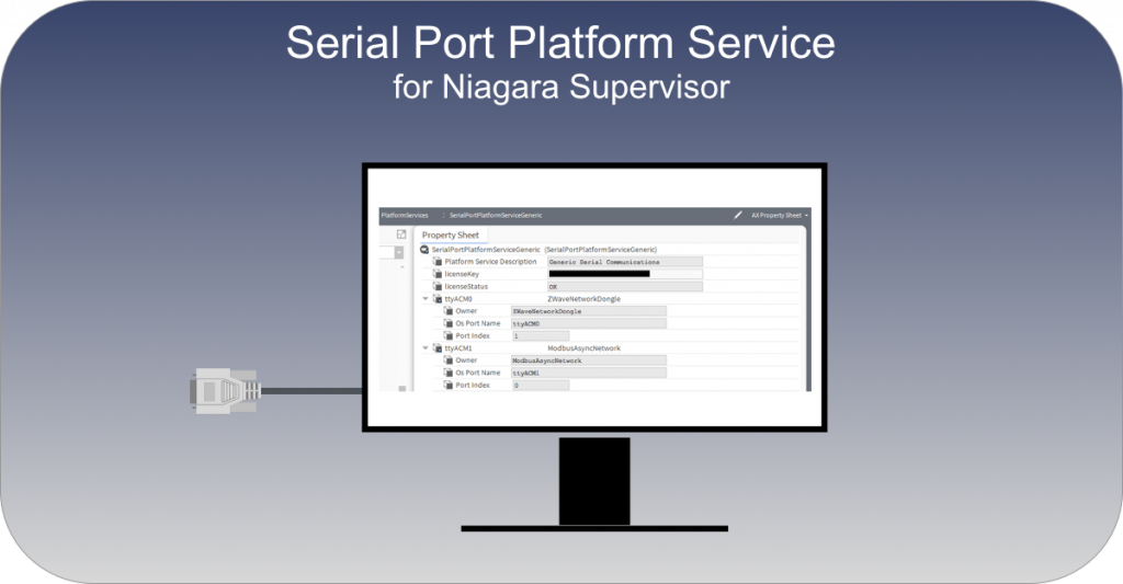 Serial port service for Niagara 4 Supervisor - Serial service for Niagara 4 Supervisor.